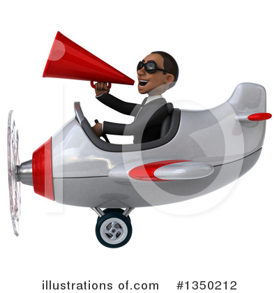 Royalty-Free (RF) Young Black Businessman Clipart Illustration by Julos - Stock Sample #1350212