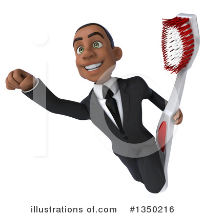 Royalty-Free (RF) Young Black Businessman Clipart Illustration by Julos - Stock Sample #1350216