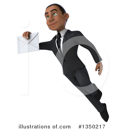 Royalty-Free (RF) Young Black Businessman Clipart Illustration by Julos - Stock Sample #1350217