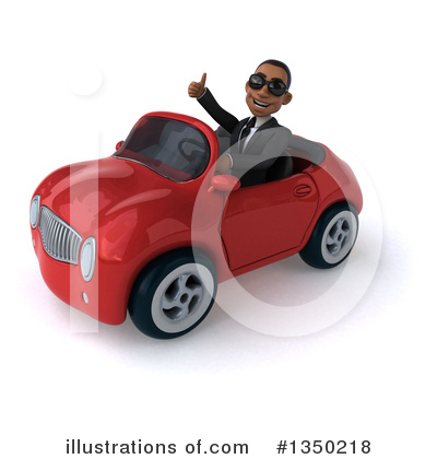 Royalty-Free (RF) Young Black Businessman Clipart Illustration by Julos - Stock Sample #1350218