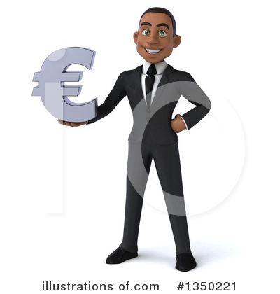 Young Black Businessman Clipart #1350221 by Julos