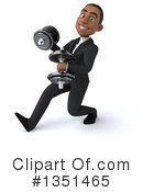Young Black Businessman Clipart #1351465 by Julos