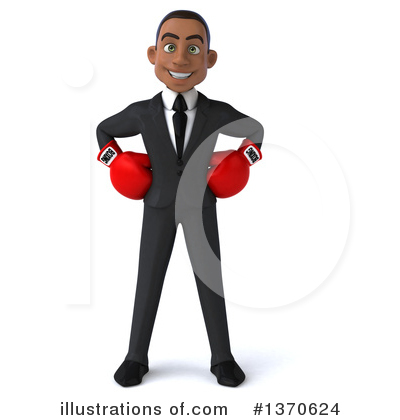 Young Black Businessman Clipart #1370624 by Julos