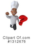 Young Black Male Chef Clipart #1312676 by Julos