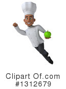 Young Black Male Chef Clipart #1312679 by Julos
