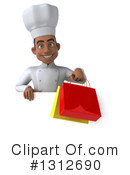 Young Black Male Chef Clipart #1312690 by Julos