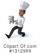 Young Black Male Chef Clipart #1312969 by Julos