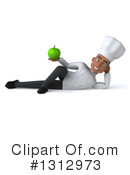 Young Black Male Chef Clipart #1312973 by Julos
