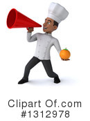 Young Black Male Chef Clipart #1312978 by Julos