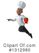 Young Black Male Chef Clipart #1312980 by Julos