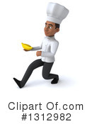 Young Black Male Chef Clipart #1312982 by Julos
