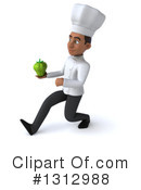 Young Black Male Chef Clipart #1312988 by Julos
