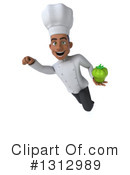 Young Black Male Chef Clipart #1312989 by Julos