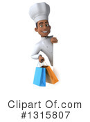 Young Black Male Chef Clipart #1315807 by Julos