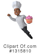 Young Black Male Chef Clipart #1315810 by Julos
