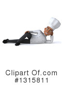 Young Black Male Chef Clipart #1315811 by Julos