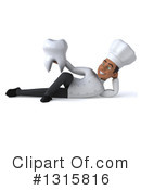Young Black Male Chef Clipart #1315816 by Julos