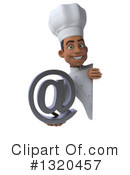 Young Black Male Chef Clipart #1320457 by Julos