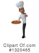 Young Black Male Chef Clipart #1320465 by Julos