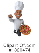 Young Black Male Chef Clipart #1320474 by Julos