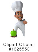 Young Black Male Chef Clipart #1326553 by Julos