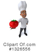 Young Black Male Chef Clipart #1326556 by Julos