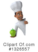 Young Black Male Chef Clipart #1326557 by Julos