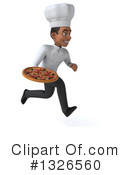Young Black Male Chef Clipart #1326560 by Julos