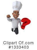 Young Black Male Chef Clipart #1333403 by Julos