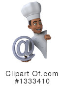 Young Black Male Chef Clipart #1333410 by Julos