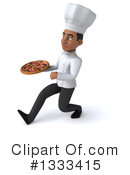 Young Black Male Chef Clipart #1333415 by Julos