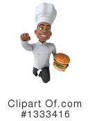 Young Black Male Chef Clipart #1333416 by Julos