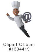 Young Black Male Chef Clipart #1334419 by Julos