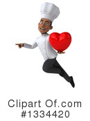 Young Black Male Chef Clipart #1334420 by Julos