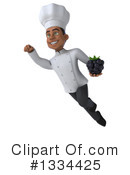 Young Black Male Chef Clipart #1334425 by Julos