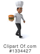 Young Black Male Chef Clipart #1334427 by Julos