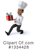 Young Black Male Chef Clipart #1334428 by Julos