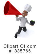 Young Black Male Chef Clipart #1335766 by Julos