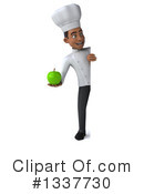 Young Black Male Chef Clipart #1337730 by Julos