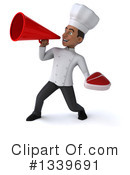 Young Black Male Chef Clipart #1339691 by Julos