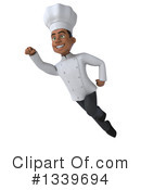 Young Black Male Chef Clipart #1339694 by Julos