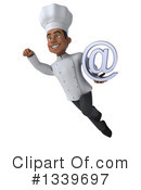 Young Black Male Chef Clipart #1339697 by Julos