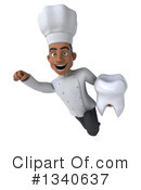 Young Black Male Chef Clipart #1340637 by Julos