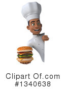 Young Black Male Chef Clipart #1340638 by Julos