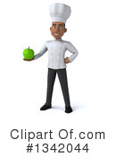 Young Black Male Chef Clipart #1342044 by Julos