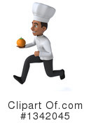 Young Black Male Chef Clipart #1342045 by Julos