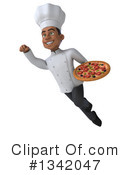 Young Black Male Chef Clipart #1342047 by Julos
