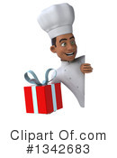 Young Black Male Chef Clipart #1342683 by Julos