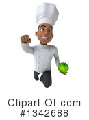 Young Black Male Chef Clipart #1342688 by Julos