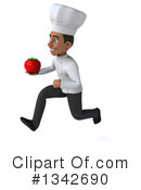 Young Black Male Chef Clipart #1342690 by Julos